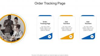 Order Tracking Page In Powerpoint And Google Slides Cpb