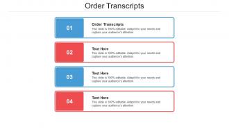 Order transcripts ppt powerpoint presentation infographic template shapes cpb