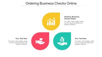 Ordering Business Checks Online Ppt Powerpoint Presentation File Grid Cpb