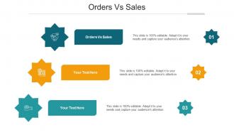 Orders Vs Sales Ppt Powerpoint Presentation Professional Summary Cpb