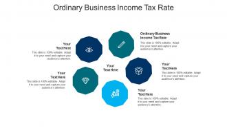 Ordinary business income tax rate ppt powerpoint presentation infographic images cpb