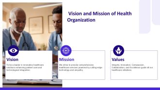 Org Chart Healthcare Firm With Modern Technology PPT Mockup AT Downloadable Compatible