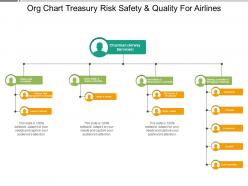 Org Chart Treasury Risk Safety And Quality For Airlines