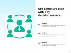 Org Structure Icon Employees Management Hierarchy Decision Representing Circle
