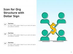 Org Structure Icon Employees Management Hierarchy Decision Representing Circle