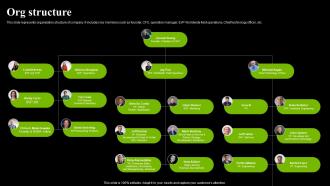 Org Structure Nvidia Investor Funding Elevator Pitch Deck
