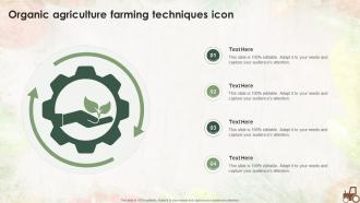 Organic Agriculture Farming Techniques Icon