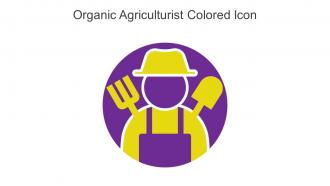 Organic Agriculturist Colored Icon In Powerpoint Pptx Png And Editable Eps Format