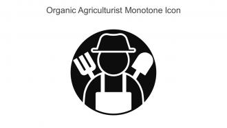 Organic Agriculturist Monotone Icon In Powerpoint Pptx Png And Editable Eps Format