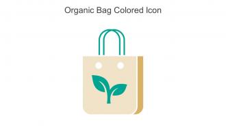 Organic Bag Colored Icon In Powerpoint Pptx Png And Editable Eps Format