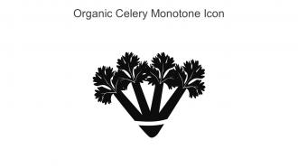 Organic Celery Monotone Icon In Powerpoint Pptx Png And Editable Eps Format