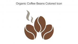 Organic Coffee Beans Colored Icon In Powerpoint Pptx Png And Editable Eps Format