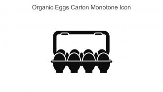 Organic Eggs Carton Monotone Icon In Powerpoint Pptx Png And Editable Eps Format