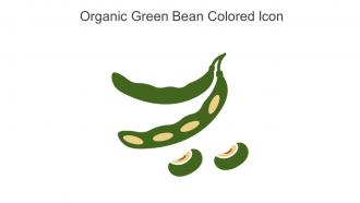 Organic Green Bean Colored Icon In Powerpoint Pptx Png And Editable Eps Format