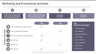 Organic Growth Playbook Marketing And Promotional Activities
