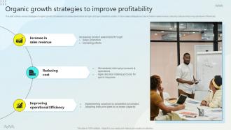 Organic Growth Strategies To Improve Profitability Steps For Business Growth Strategy SS
