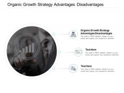 Organic growth strategy advantages disadvantages ppt powerpoint presentation file icon cpb