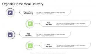 Organic Home Meal Delivery In Powerpoint And Google Slides Cpb