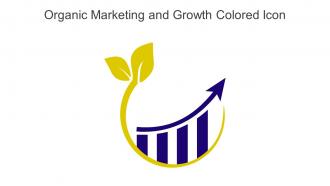 Organic Marketing And Growth Colored Icon In Powerpoint Pptx Png And Editable Eps Format