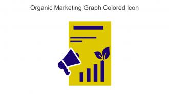 Organic Marketing Graph Colored Icon In Powerpoint Pptx Png And Editable Eps Format