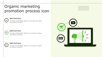 Organic Marketing Promotion Process Icon