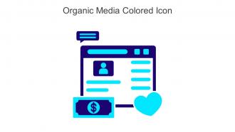 Organic Media Colored Icon In Powerpoint Pptx Png And Editable Eps Format