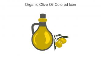 Organic Olive Oil Colored Icon In Powerpoint Pptx Png And Editable Eps Format