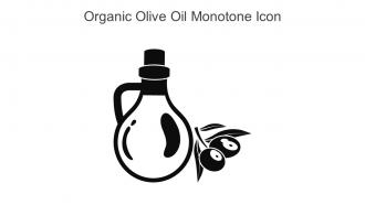 Organic Olive Oil Monotone Icon In Powerpoint Pptx Png And Editable Eps Format