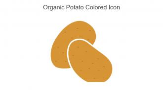 Organic Potato Colored Icon In Powerpoint Pptx Png And Editable Eps Format