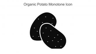 Organic Potato Monotone Icon In Powerpoint Pptx Png And Editable Eps Format