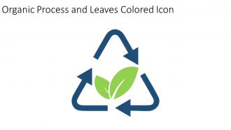 Organic Process And Leaves Colored Icon In Powerpoint Pptx Png And Editable Eps Format