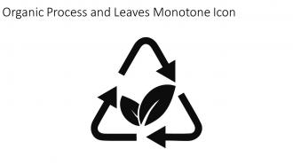Organic Process And Leaves Monotone Icon In Powerpoint Pptx Png And Editable Eps Format