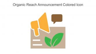 Organic Reach Announcement Colored Icon In Powerpoint Pptx Png And Editable Eps Format