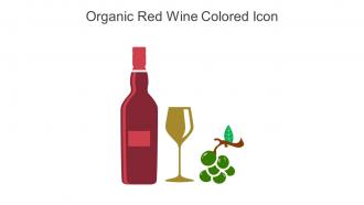 Organic Red Wine Colored Icon In Powerpoint Pptx Png And Editable Eps Format