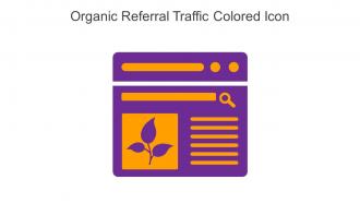 Organic Referral Traffic Colored Icon In Powerpoint Pptx Png And Editable Eps Format