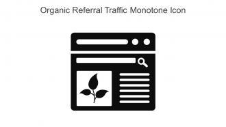 Organic Referral Traffic Monotone Icon In Powerpoint Pptx Png And Editable Eps Format
