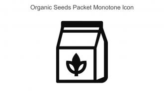 Organic Seeds Packet Monotone Icon In Powerpoint Pptx Png And Editable Eps Format