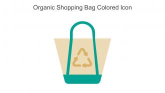 Organic Shopping Bag Colored Icon In Powerpoint Pptx Png And Editable Eps Format