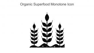 Organic Superfood Monotone Icon In Powerpoint Pptx Png And Editable Eps Format