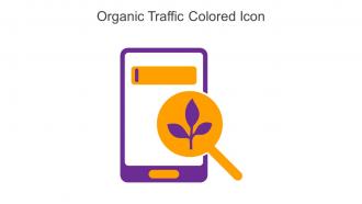 Organic Traffic Colored Icon In Powerpoint Pptx Png And Editable Eps Format