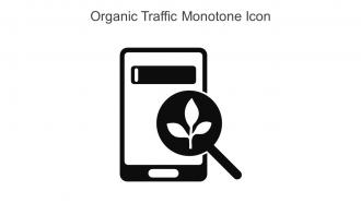 Organic Traffic Monotone Icon In Powerpoint Pptx Png And Editable Eps Format