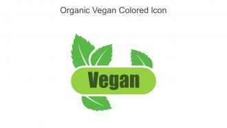 Organic Vegan Colored Icon In Powerpoint Pptx Png And Editable Eps Format