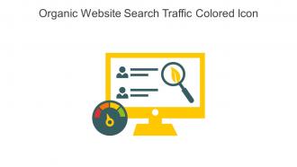 Organic Website Search Traffic Colored Icon In Powerpoint Pptx Png And Editable Eps Format