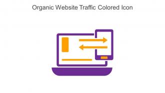 Organic Website Traffic Colored Icon In Powerpoint Pptx Png And Editable Eps Format