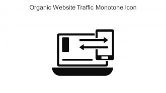 Organic Website Traffic Monotone Icon In Powerpoint Pptx Png And Editable Eps Format