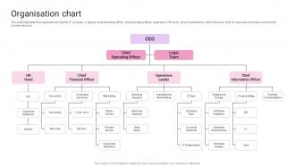 Organisation Chart IT Products And Services Company Profile Ppt Sample