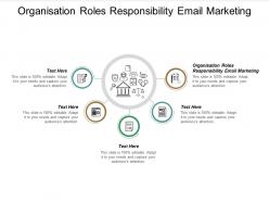 Organisation roles responsibility email marketing ppt powerpoint presentation layouts sample cpb