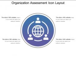 Organization assessment icon layout
