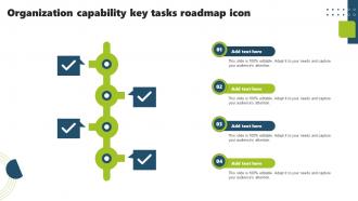 Organization Capability Key Tasks Roadmap Icon