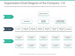 Organization chart diagram of the company audit spot market ppt guidelines